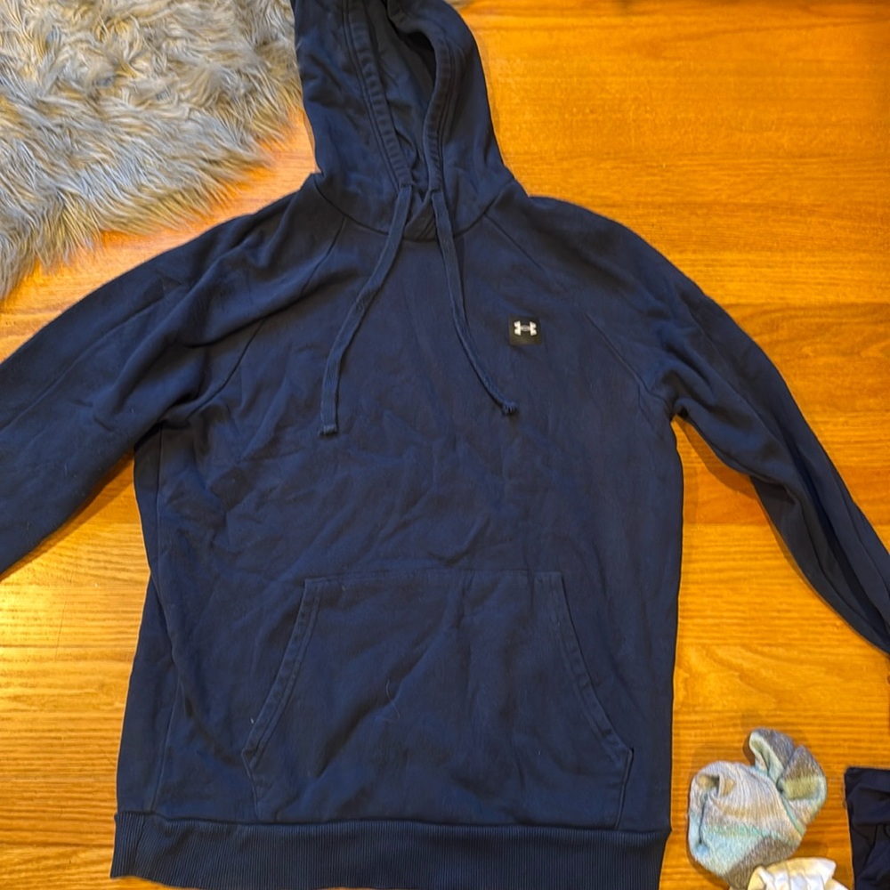 men’s under armour hoodie NAVY
